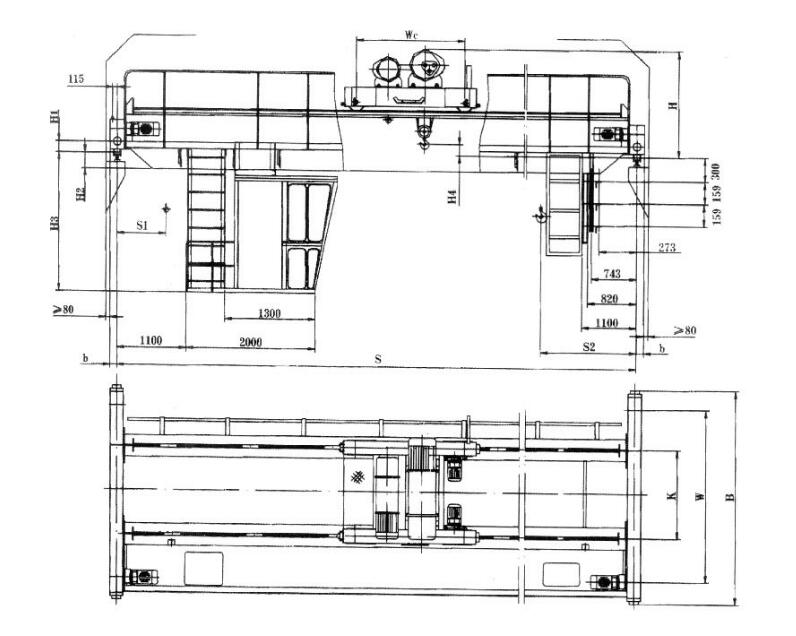 LH型電動(dòng)葫蘆橋式起重機(jī)
